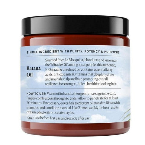 Sky Organics, Batana Oil 100% Raw And Unrefined, 4 Oz