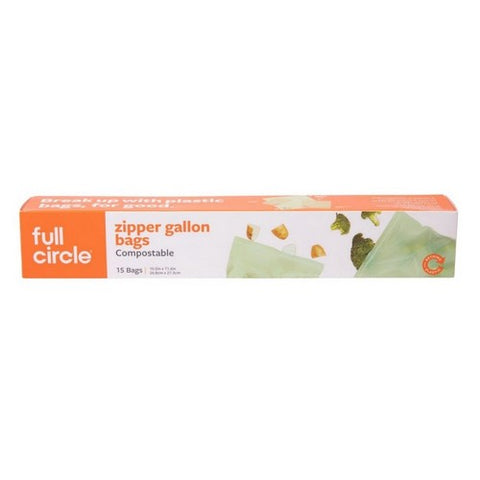 Full Circle Home, Compostable Gallon Bags, 15 Count Full Circle Home