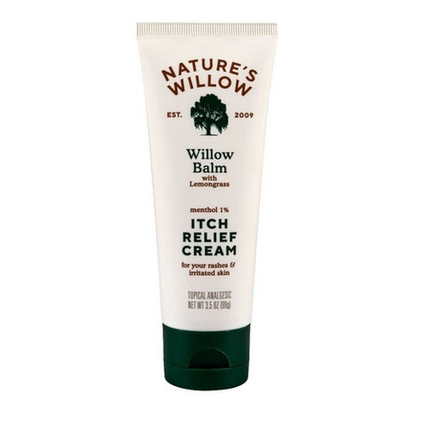 Willow Balm Itch Relief Cream 3.5 Oz by Nature's Willow
