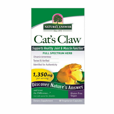 Nature's Answer, Cats Claw, 1350 Mg, 90 Veg Caps Nature's Answer