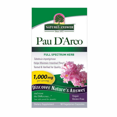 Nature's Answer, Pau D' Arco, 1000 Mg, 90 Veg Caps Nature's Answer