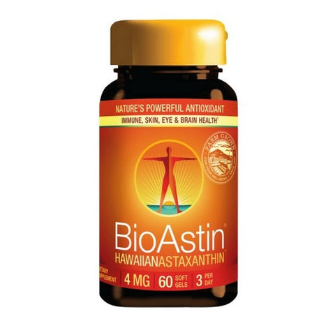 Nutrex Hawaii, Bioastin Hawaiian Astaxanthin, 4 Mg, 60 Softgels Nutrex Hawaii