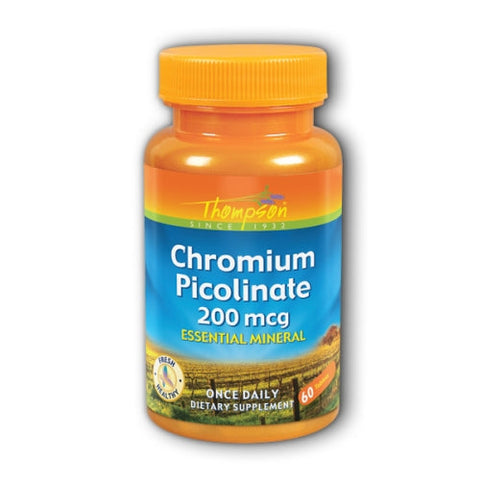 Thompson, Chromium Picolinate, 200 Mcg, 60 Tabs Thompson