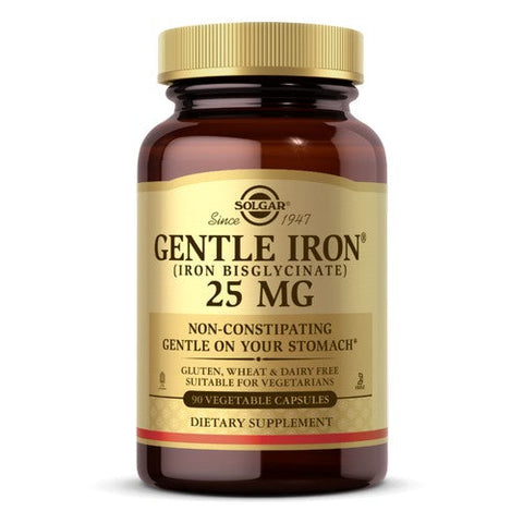 Solgar, Gentle Iron, 90 Veg Caps Solgar