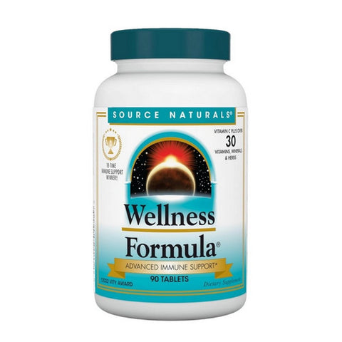 Source Naturals, Wellness Formula Tablets, 90 Tabs Source Naturals