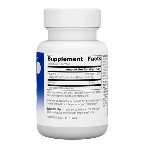 Source Naturals, Melatonin Peppermint, 5 Mg, Sublingual Peppermint 100 Tabs Source Naturals