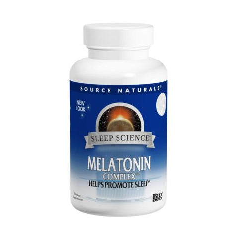 Melatonin Complex Orange 50 Tabs by Source Naturals