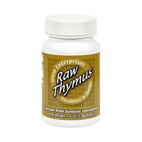Ultra Glandulars, RAW THYMUS, 200 mg, Tb 60 Ultra Glandulars