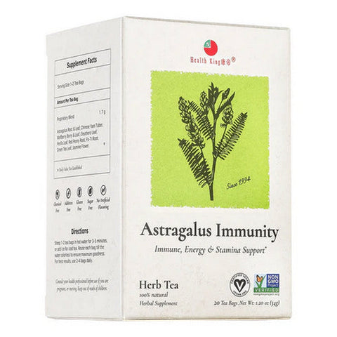 Health King, Astragalus Immunity Tea, 20bg Health King