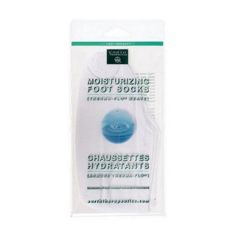 Earth Therapeutics, Moisturizing Foot Socks, 1 Pair (White) Earth Therapeutics