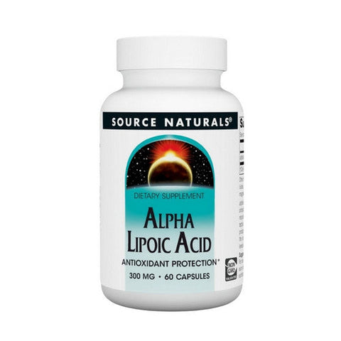 Source Naturals, Alpha Lipoic Acid, 300 Mg, 60 Caps Source Naturals