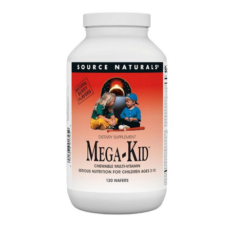 Source Naturals, Megakid Children's Chewable Wafer, 120 W Source Naturals