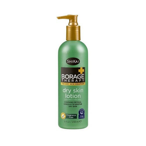 Shikai, Borage Therapy Dry Skin Lotion Original Unscented, Adult Formula 8 OZ Shikai