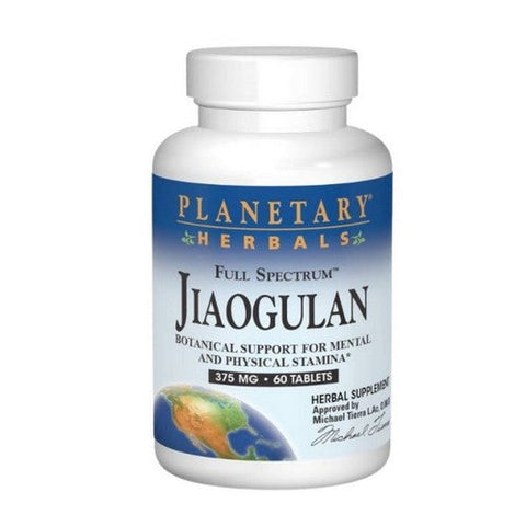 Planetary Herbals, Full Spectrum Jiaogulan, 60 Tabs Planetary Herbals
