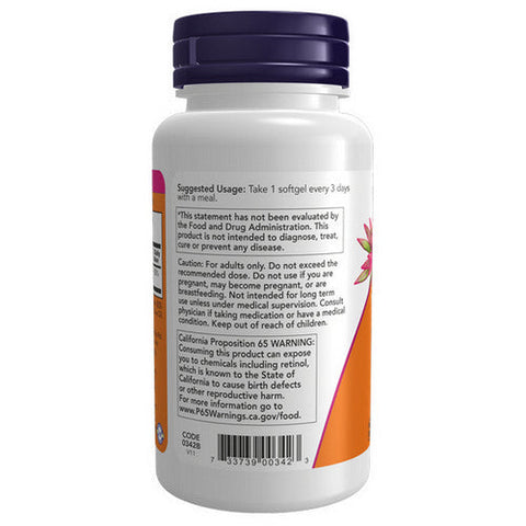 Now Foods, Vitamin A from Fish Liver Oil, 25,000 IU, 250 Softgels Now Foods