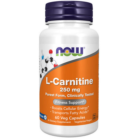 Now Foods, L-Carnitine, 250 mg, 60 Caps Now Foods