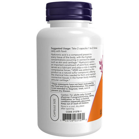 Now Foods, Hyaluronic Acid, 50 Mg, 120 Veg Caps Now Foods