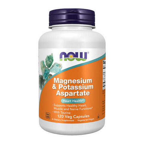 Now Foods, Magnesium & Potassium Aspartate with Taurine, 120 Caps Now Foods