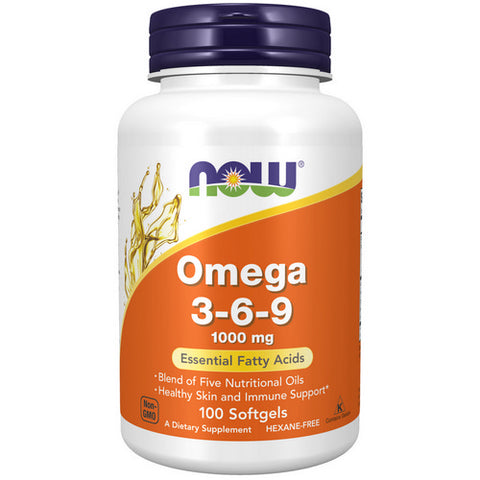 Now Foods, Omega 3-6-9, 1000 mg, 100 Softgels Now Foods
