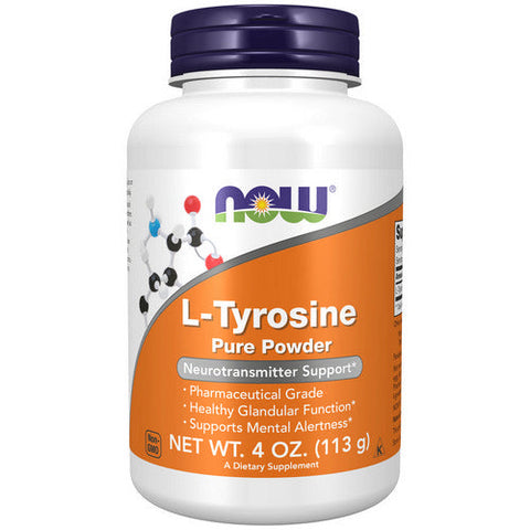 Now Foods, L-Tyrosine Pure Powder, 4 Oz Now Foods