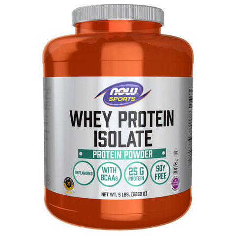 Now Foods, Whey Protein Isolate, Unflavored, 5 lbs Now Foods
