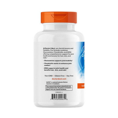Doctors Best, Glucosamine Chondroitin MSM with OptiMSM, 240 Veggie Caps