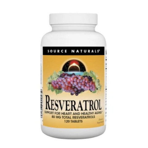 Source Naturals, Resveratrol, 80 mg, 120 Tabs Source Naturals