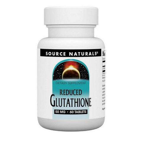 Source Naturals, Glutathione Reduced, 50 mg, 60 Tabs Source Naturals