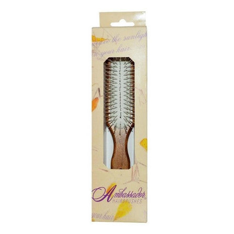 Fuchs Child/ Adult Toothbrushes, Hairbrush Wood Rectangle With Steel Pins 5115, 1 Unit Fuchs Child/ Adult Toothbrushes