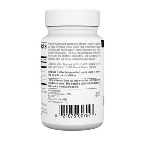Source Naturals, Phytosterol Complex With Beta-Sitosterol, 113 Mg, 90 Tabs Source Naturals