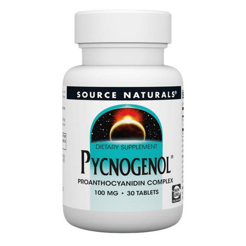 Source Naturals, Pycnogenol, 100 MG, 30 Tabs Source Naturals