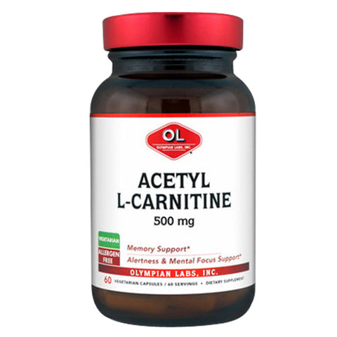 Olympian Labs, Acetyl L Carnitine, 500mg, 60 caps Olympian Labs