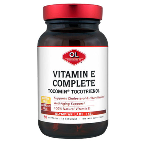 Olympian Labs, Tocomin Tocotrienol Vitamin E Complete, 60 sg Olympian Labs