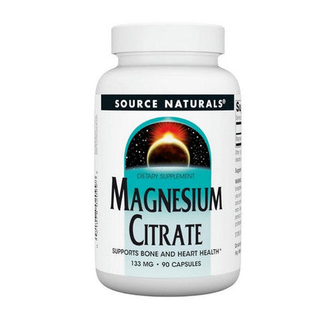 Source Naturals, Magnesium Citrate, 133mg, 90 caps Source Naturals