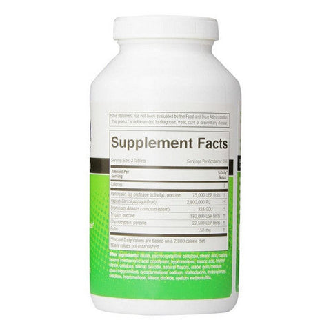 Naturally Vitamins, Medizym Systemic Enzyme Formula, 800 TAB Naturally Vitamins