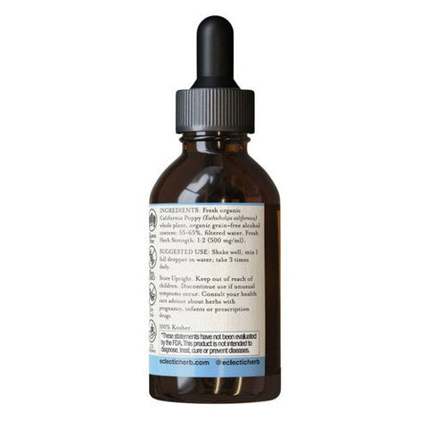 Eclectic Herb, California Poppy Extract, 2 Oz Eclectic Herb