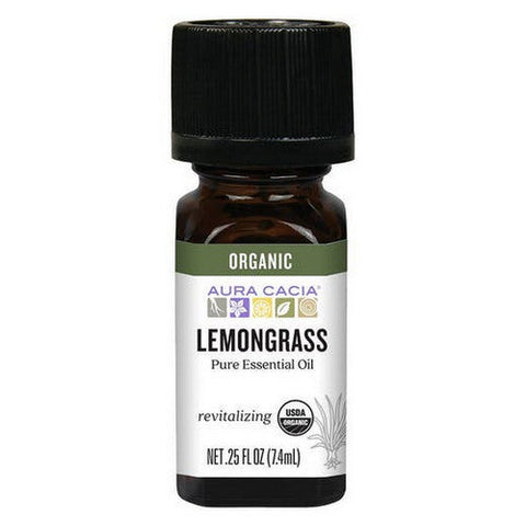 Aura Cacia, Essential Oil, Lemongrass 0.25 oz Aura Cacia