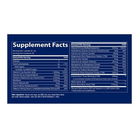 Trace Minerals, Electrolyte Stamina Power Pak, Lemon Lime 32 pk Trace Minerals