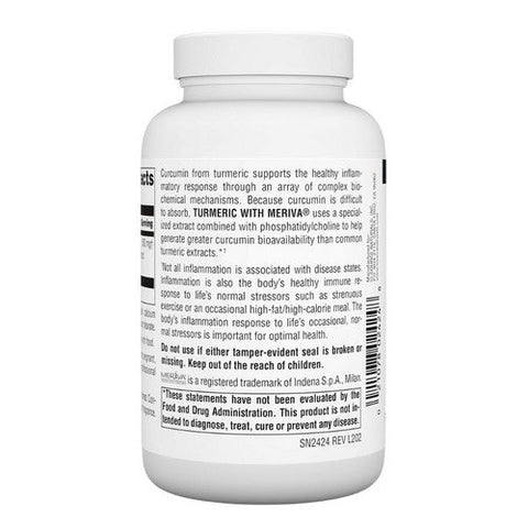 Source Naturals, Turmeric With Meriva, 500 Mg, 120 caps Source Naturals