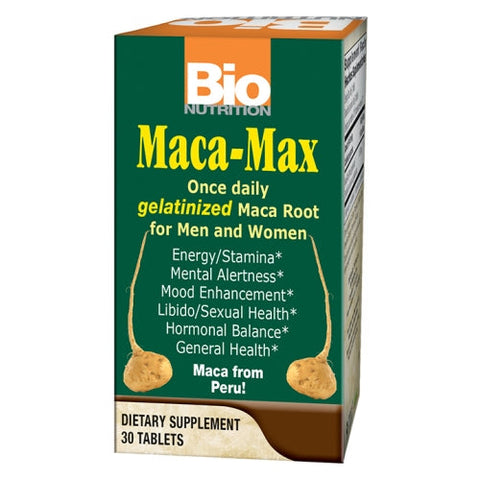 Bio Nutrition Inc, Maca Max, 30 tabs Bio Nutrition Inc