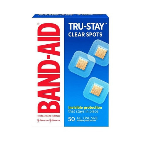 Band-Aid, Adhesive Bandages Clear Spots All One Size, 50 each Band-Aid