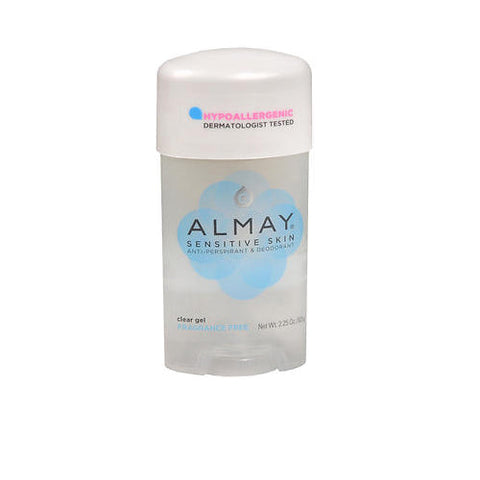 Almay, Anti-Perspirant Amd Deodorant Clear Gel Sensitive Skin Fragrance Free, 2.25 Oz Almay