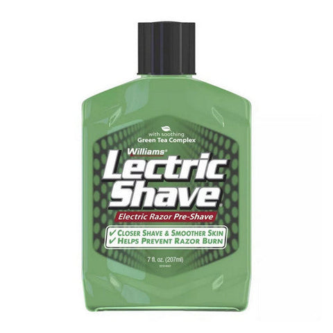 Williams, Lectric Shave Electric Razor Pre-Shave, 7 Oz Williams